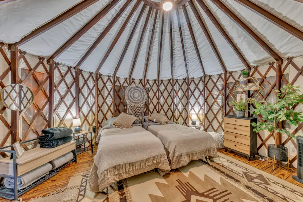 King Yurt at retreat Ranch